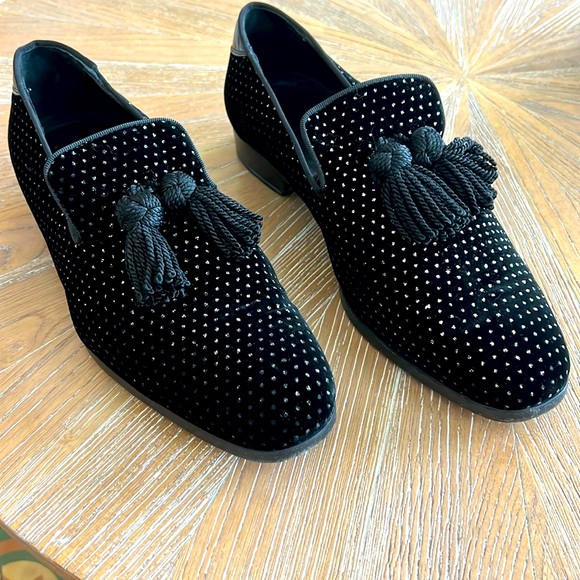 Jimmy Choo men's loafers with tassels in size 44 European or 11 us